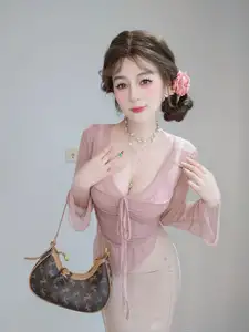 Coser Bai Yin 81 Part02: Captivating Beauty in Flowing Pink Attire-27