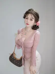 Coser Bai Yin 81 Part02: Captivating Beauty in Flowing Pink Attire-5