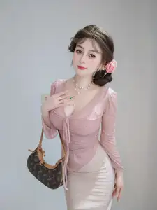 Coser Bai Yin 81 Part02: Captivating Beauty in Flowing Pink Attire-7