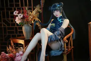 Coser Miyamoto Sakura as Ryuuka Hisaki (Blue Archive): Alluring Warrior Beauty 8059691834-27