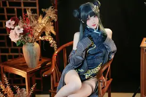 Coser Miyamoto Sakura as Ryuuka Hisaki (Blue Archive): Alluring Warrior Beauty 8059691834-13