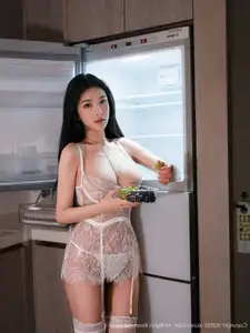 XiuRen No.10722: Lin Jia Ni Captivates in Chic White Lace Lingerie-7