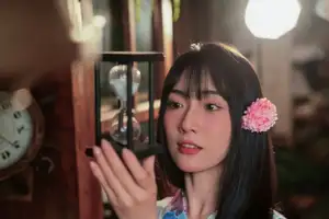 East Asian Charm: Graceful Beauty in Kimono - YiTuYu Art Language Vol.8631 KK Photo Series-26