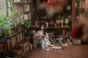 East Asian Charm: Graceful Beauty in Kimono - YiTuYu Art Language Vol.8631 KK Photo Series-1