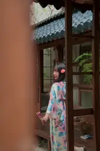 East Asian Charm: Graceful Beauty in Kimono - YiTuYu Art Language Vol.8631 KK Photo Series-4