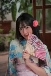 East Asian Charm: Graceful Beauty in Kimono - YiTuYu Art Language Vol.8631 KK Photo Series-0