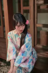 East Asian Charm: Graceful Beauty in Kimono - YiTuYu Art Language Vol.8631 KK Photo Series-13