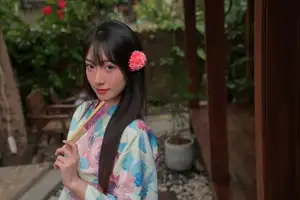 East Asian Charm: Graceful Beauty in Kimono - YiTuYu Art Language Vol.8631 KK Photo Series-2