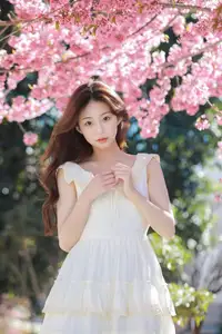 Captivating chickkii: A Vision of Spring Under Cherry Blossoms - YiTuYu Vol.8707-17