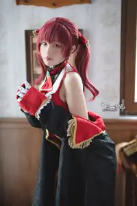 Coser Mime as Marine: Captivating Cosplay Photo Set (24P)-0