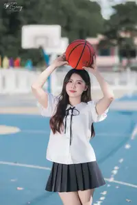 Charming Schoolgirl in Elegant Uniform: A Glimpse of Youthful Beauty-2