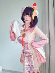 Coser Bai Yin 81 Sweet Pink Charm in Fantia March Part02 Collection-3