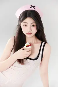 Discover A Dan's Sweet Charm in a Playful Pink Nurse Outfit - YiTuYu Art Language Vol.8629-8