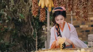 Discover Shen Xuan Mei's Grace in Hanfu Amidst Ancient Village Charm - YiTuYu Vol.8713-5