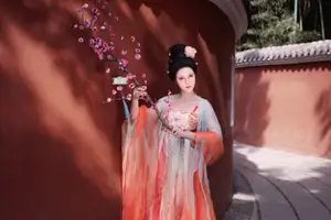 Bei Bei Mo's Grace: Hanfu Beauty Amidst Cherry Blossoms, YiTuYu Vol.8626-28