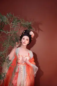 Bei Bei Mo's Grace: Hanfu Beauty Amidst Cherry Blossoms, YiTuYu Vol.8626-18