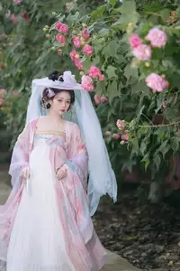 YiTuYu Vol.8616: Qian Yue's Serene Elegance Amidst Blooming Hibiscus-15