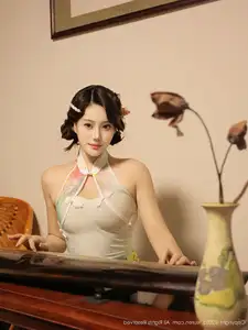 XiuRen No.10749: Li Li An Na O's Elegant Cheongsam Photoshoot Captures Timeless Asian Beauty-22