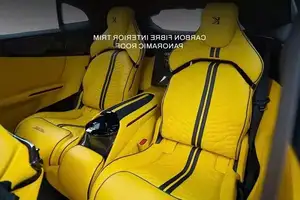 Discover the stunning Keyvany-tuned Ferrari Purosangue: Aggressive exterior meets vibrant yellow interior-6