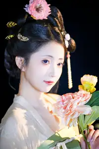 Tu Ya W in YiTuYu Vol.8680: Classical Beauty & Peony Elegance-17