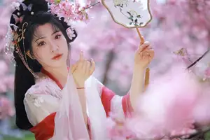 YiTuYu Vol.8715 A Ming: Enchanting Fairy Amidst Blooming Sakura - A Vision of Art Language-13