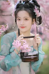 Graceful Mian Mian Si Yuan Dao Amidst Cherry Blossoms Vol.8684 - YiTuYu Art Language-3