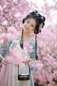 Graceful Mian Mian Si Yuan Dao Amidst Cherry Blossoms Vol.8684 - YiTuYu Art Language-5