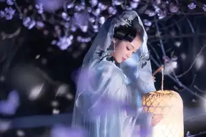 Discover the Ethereal Beauty of Qi Ni Si Mao in YiTuYu Vol.8623: An Asian Muse by Lantern Light-24