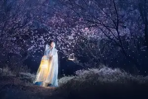 Discover the Ethereal Beauty of Qi Ni Si Mao in YiTuYu Vol.8623: An Asian Muse by Lantern Light-25