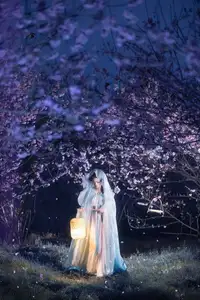 Discover the Ethereal Beauty of Qi Ni Si Mao in YiTuYu Vol.8623: An Asian Muse by Lantern Light-29