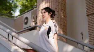 Radiant Young Student Reading, Embracing Knowledge-13