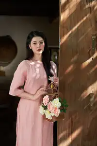 Elegant Vietnamese Beauty: Discovering a Girl's Grace in Gentle Sunlight-14