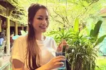 Admire the 'hot girl' beauty of Dieu My Miss Dieu Hoa's daughter and her love story with her Indian husband.-6