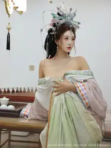 XiuRen No.10736: Li Shuang Er's Ancient Charm & Mesmerizing Guzheng Melody-15