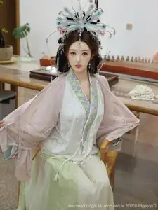 XiuRen No.10736: Li Shuang Er's Ancient Charm & Mesmerizing Guzheng Melody-18