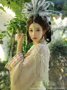 XiuRen No.10736: Li Shuang Er's Ancient Charm & Mesmerizing Guzheng Melody-7