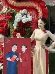 Graceful Vietnamese Ao Dai: The Elegant Beauty of a Vietnamese Girl Amidst Fresh Flowers-3