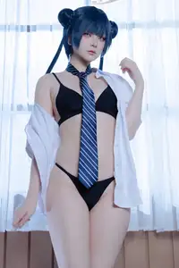 Captivating Blue Archive Misaki JK Cosplay by Coser@屿鱼 – Mystical School Uniform Charm-19