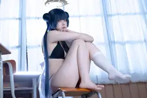 Captivating Blue Archive Misaki JK Cosplay by Coser@屿鱼 – Mystical School Uniform Charm-20