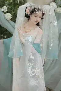 Ethereal Hanfu Beauty: Bao Zou Qi Qi in YiTuYu Vol.8607 Art Collection-2