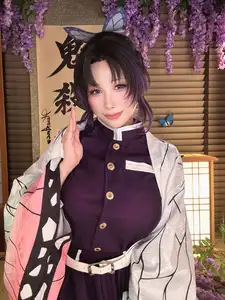 Coser Hane Ame as Alluring Shinobu Kocho from Demon Slayer 9123902855-13