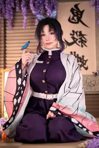 Coser Hane Ame as Alluring Shinobu Kocho from Demon Slayer 9123902855-5