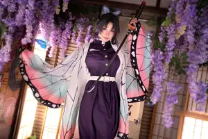 Coser Hane Ame as Alluring Shinobu Kocho from Demon Slayer 9123902855-3