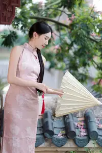 Elegant Chu Yin Asian Beauty in Qipao YiTuYu Art Language Vol.8675-14