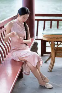 Elegant Chu Yin Asian Beauty in Qipao YiTuYu Art Language Vol.8675-8