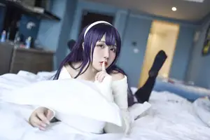 Coser Jiu Qu Jean as Utaha: Sweet Mysterious Bedroom Moments (29P)-0