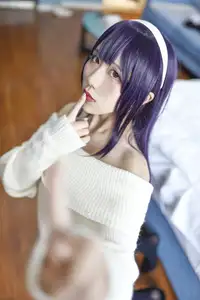 Coser Jiu Qu Jean as Utaha: Sweet Mysterious Bedroom Moments (29P)-17