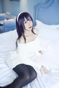 Coser Jiu Qu Jean as Utaha: Sweet Mysterious Bedroom Moments (29P)-20