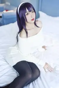Coser Jiu Qu Jean as Utaha: Sweet Mysterious Bedroom Moments (29P)-3