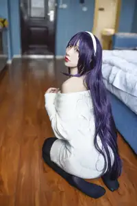 Coser Jiu Qu Jean as Utaha: Sweet Mysterious Bedroom Moments (29P)-26